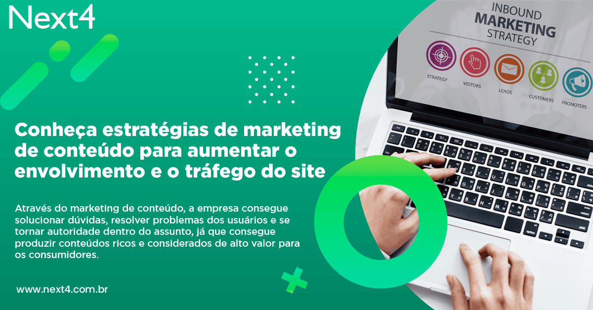 Conheça 5 estratégias de marketing de conteúdo para aumentar o envolvimento e o tráfego do site