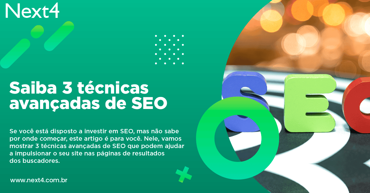 Saiba 03 técnicas avançadas de SEO