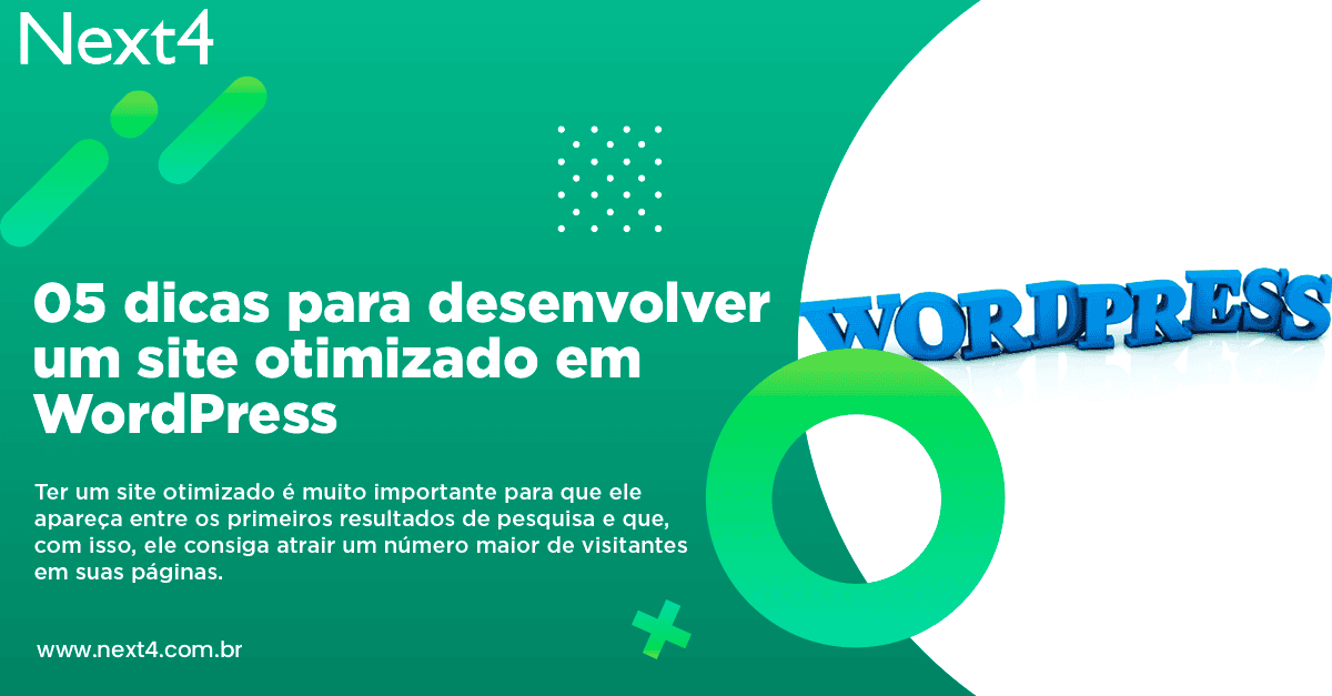 05 dicas para desenvolver um site otimizado em WordPress