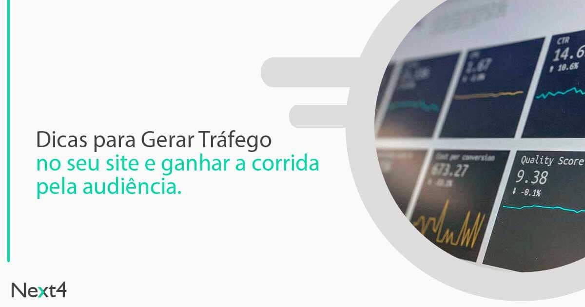 Dicas para gerar tráfego no seu site e ganhar a corrida pela audiência