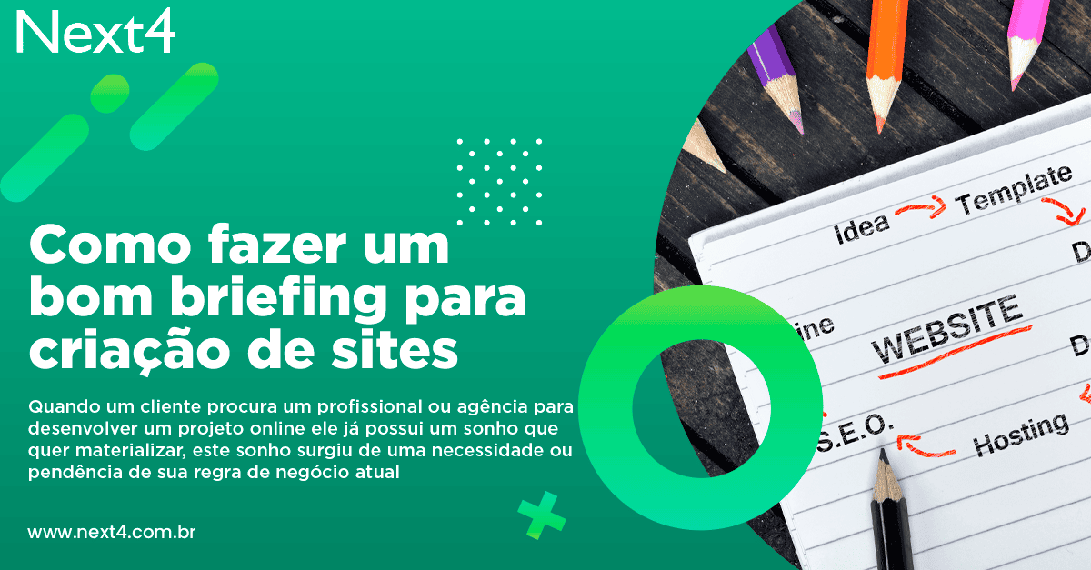 Como fazer um bom briefing para criação de sites