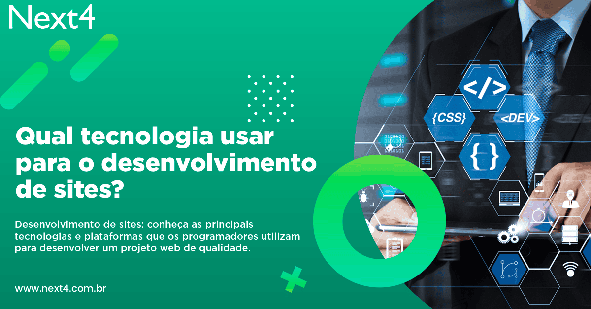 Qual tecnologia usar para o desenvolvimento de sites?