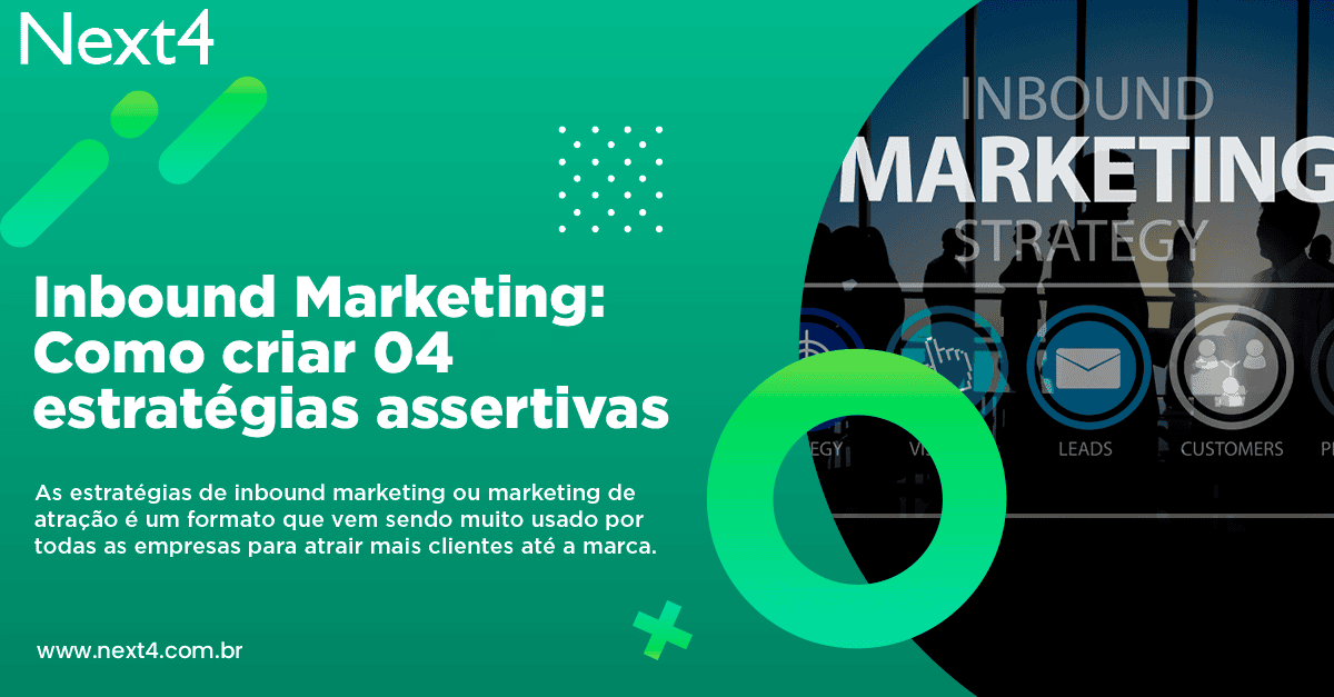 Inbound Marketing: Como criar 04 estratégias assertivas