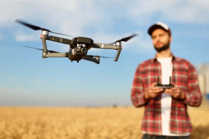 experiência do cliente com drone na agricultura